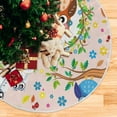 thumbnail image 5 of FMSHPON Valentine's Day Lovely Owl Xmas Christmas Tree Skirt Stand Mat for Holiday Party Decoration Indoor Outdoor 36 inches, 5 of 6