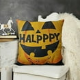 thumbnail image 2 of YINGXI Throw Pillow s Happy Halloween Pumkins and Decor Square Pillows for Men Women for Couch Bedroom Sofa 20x20in, 2 of 5