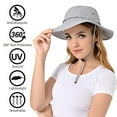 thumbnail image 7 of Mosquito Net Hat, UPF 50+ Sun Protection, with Hidden Netting for Beekeeping, Hiking, Men and Women/light grey, 7 of 7