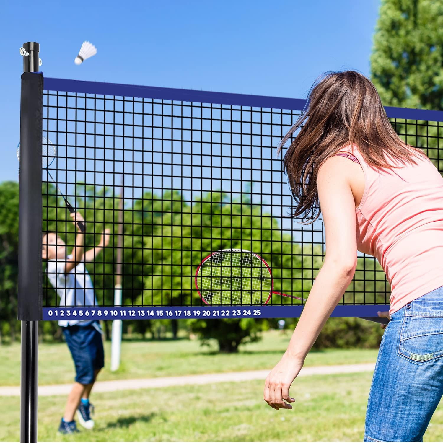 Outdoor Yard Net Game Set For Backyards  Parks Beach Lawn. Volleyball Badminton Or Combo Available