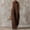 Brown, variant on Womens Sleeveless Linen Jumpsuit Casual Loose Fit Wide Leg One Piece Outfit with Pockets, L