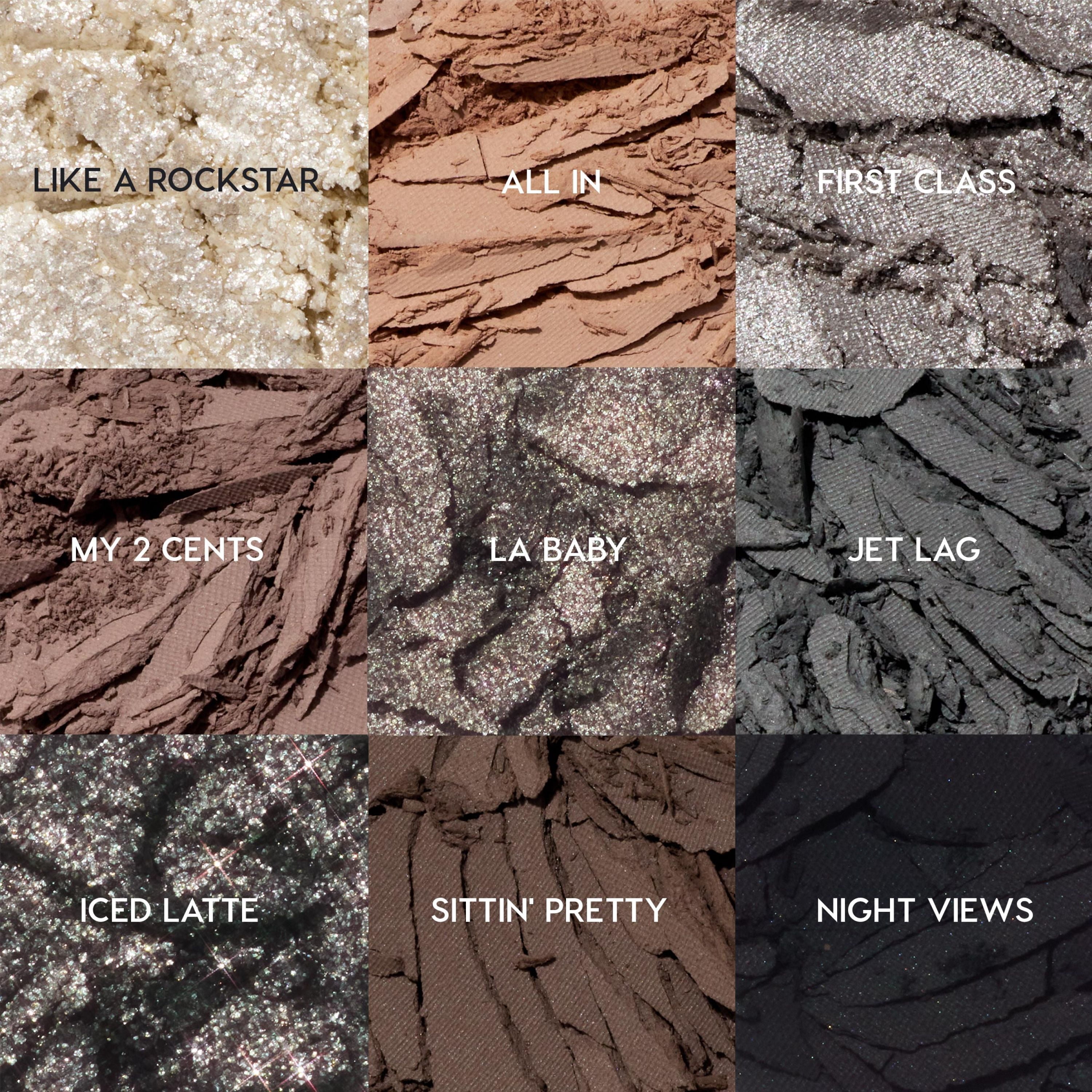 ColourPop 9 Pan Pressed Powder Palette, Gone Metal