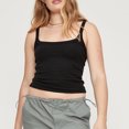 thumbnail image 2 of Camiseta con tirantes finos,Camiseta sin mangas para mujer Camiseta sin mangas con tirantes finos Camiseta sin mangas con tirantes finos Top recortado Características mejoradas, 2 of 6
