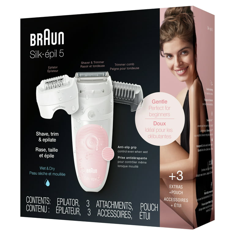 Braun Silk-Ã‰pil 5 5-620 Epilator for Women for Gentle Hair
