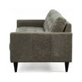 thumbnail image 4 of Sofa4life Abinger Contemporary Genuine Leather & Wood Sofa in Charcoal Gray, 4 of 8