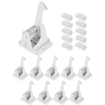 thumbnail image 1 of 10 Piezas Cerraduras de Gabinete Cerraduras de Seguridad para NiñOs Cerradura MagnéTica Segura para Armario Cajones para NiñOs Cerraduras de Gabinete una Prueba de Adhesivo,, 1 of 1