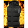 thumbnail image 2 of Chaleco Calefactable Unisex A Prueba Viento Con Cierre para Acampar Al Aire Libre Ropa Deportiva, 2 of 9