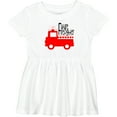 thumbnail image 3 of Inktastic Future Firefighter Cute Red Firetruck Girls Baby Dress, 3 of 5