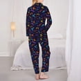 thumbnail image 6 of Wukai Games Print Women's Pajama Set - Soft Long Sleeve Sleepwear for Comfort and Style-XX-Large, 6 of 9