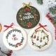 thumbnail image 2 of Yuarrent Kit de inicio de punto de bordado de Navidad DIY aro de patrón de Navidad hecho a mano Type8 NO8, 2 of 6