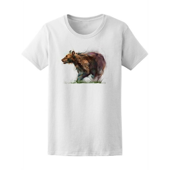 Realistic Bear T-Shirt Women -Image by Shutterstock, Female Small