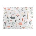 thumbnail image 5 of Yayeee Area Rugs for Living Room 6.7'x4.8' Non Slip Washable Bedroom Floor Carpet, Garden Pattern, 5 of 5