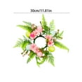 thumbnail image 3 of Limited Time Deal karymi Easter Simulation Easter Eggs Candle Holders Wreath Wedding Decoration Desktop Candle Wreath Winter Savings The Big Save Gifts for Mom, 3 of 6