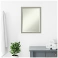 thumbnail image 3 of Amanti Art Woodgrain Stripe Beveled Wood Bathroom Wall Mirror, 3 of 10