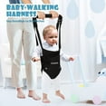 thumbnail image 3 of Cowiewie  2 in 1 Baby Jumper, Baby Bouncer or Walker with Strong Support Stand and Baby Walking Harness Function, Activity Center for 6-24 Months Infant, Grey, 3 of 15