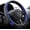 Black and Blue, variant on chasenew Steering Wheel Cover Leather 15 1/2-16 inch Universal Padded Soft Grip Breathable for Car Truck SUV Jeep Anti Slip Blue and Black