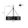 thumbnail image 2 of Millennium Lighting  Stella 5/6 Chandelier Ceiling Light 6 - Matte Black, 2 of 6