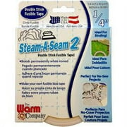 Bulk Buy: Warm Company (3-Pack) Steam A Seam 2 Double Stick Fusible Web .25in. x 40yd 5509