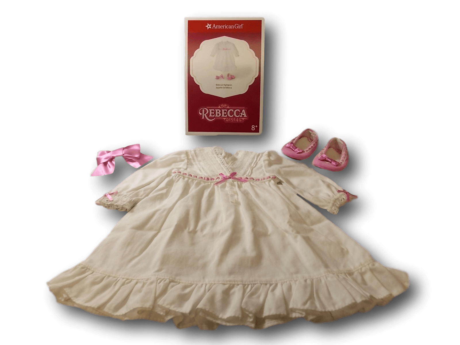 American Girl Rebecca's Nightgown 1914 for 18" Dolls (Doll Not Included)