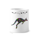 thumbnail image 1 of Australia Kangaroo color de dibujo ilustracion Taza de cepillo de dientes, 1 of 3