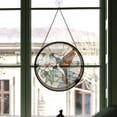 thumbnail image 3 of Hobby Christmas Gift - Hummingbird Mosaic Christmas Stained Glass Hanging Ornament - Twinkling Lights Holiday Tree Decor, Xmas Gift for Mom, Dad, Friends, Family, 3 of 3