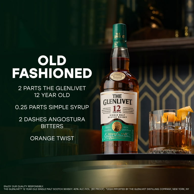 The Glenlivet 12 Year Old Single Malt Scotch Whisky, 750 mL The Glenlivet 12 Year Old Single Malt Scotch Whisky, 750 mL