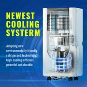 TACOOL 8000BTU ASHRAE Portable Air Conditioner with Window Kit Remote, 3 In 1 Ac Units Covers up to 250Sq.ft, Timer