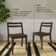 thumbnail image 4 of Now Furniture Dining Chairs Set of 2, Solid Wood Modern Kitchen Chair, 4 of 7