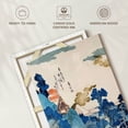 thumbnail image 6 of Elephant Stock An Evening View Of Fuji Wall Art - Vertical Canvas Wall Art - Living Room Wall Decor - Nature Canvas - Blue And Beige Decor By Utagawa Kuniyoshi - 8" x 12", 6 of 8