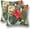 Red Green, variant on Floral Pillow Covers 18 x 18 Set of 2 Botanical Plant Decorative Throw Pillow Cover Spring Flower Linen Outdoor Pillowcases Farmhouse Home Decor for Couch Bed Sofa, -P0424-PC004, Green