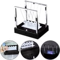 thumbnail image 2 of Cradle Pendulum Light Colorful Swing Ball Lamp LED Light Up Swinging Ball Luminous Pendulum Balance Balls Kids Physics Science Toys Home Office Decor Table Ornament, 2 of 7