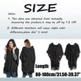 thumbnail image 2 of TINZ Mode pour Femmes à Franges Printemps et Automne Hiver Chandail à Manches Chauve-Souris Chandail Cape Rayée Chandail à Capuche Châle Haut Robe Châle pour Femmes Châle Enveloppe Cape d'Hiver avec Capuche Femmes, 2 of 5