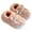 Pink, variant on Utoimkio Fuzzy Slippers for Women Fall/Winter Cute Animals Cotton Slippers with Heel Shoes Non Slip Plush Slippers