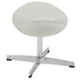 thumbnail image 2 of Flash Furniture Melrose White LeatherSoft Ottoman, 2 of 3