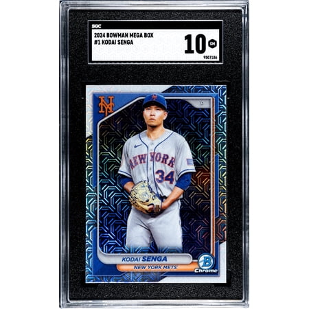 2024 Bowman #1 Kodai Senga Bowman Mega Box SGC 10