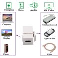 thumbnail image 3 of Insertos de acoplador a USB 3.1 Tipo C Puerto de cable de enchufe Keystone Jack para panel de salida de placa de pared Barbie Nuevos Originales, 3 of 9