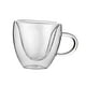 thumbnail image 4 of Taza de café de doble pared de borosilicato Vasos resistentes al calor Taza de bebidas calientes Tazas de vidrio de té para Leche Hogar 150ml BLESIY taza de café, 4 of 8