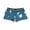 Blue - teal, variant on P.J. Salvage Womens Floral Pajama Shorts, Blue, Small