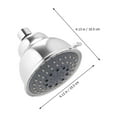 Voiceine Concealed 4 Inch Fixed Shower Head High Pressure Shower Heads