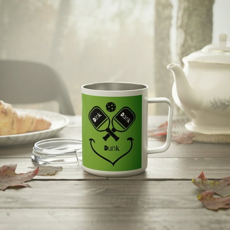

Pickleball Grinch Insulated Coffee Mug 10oz Home decor