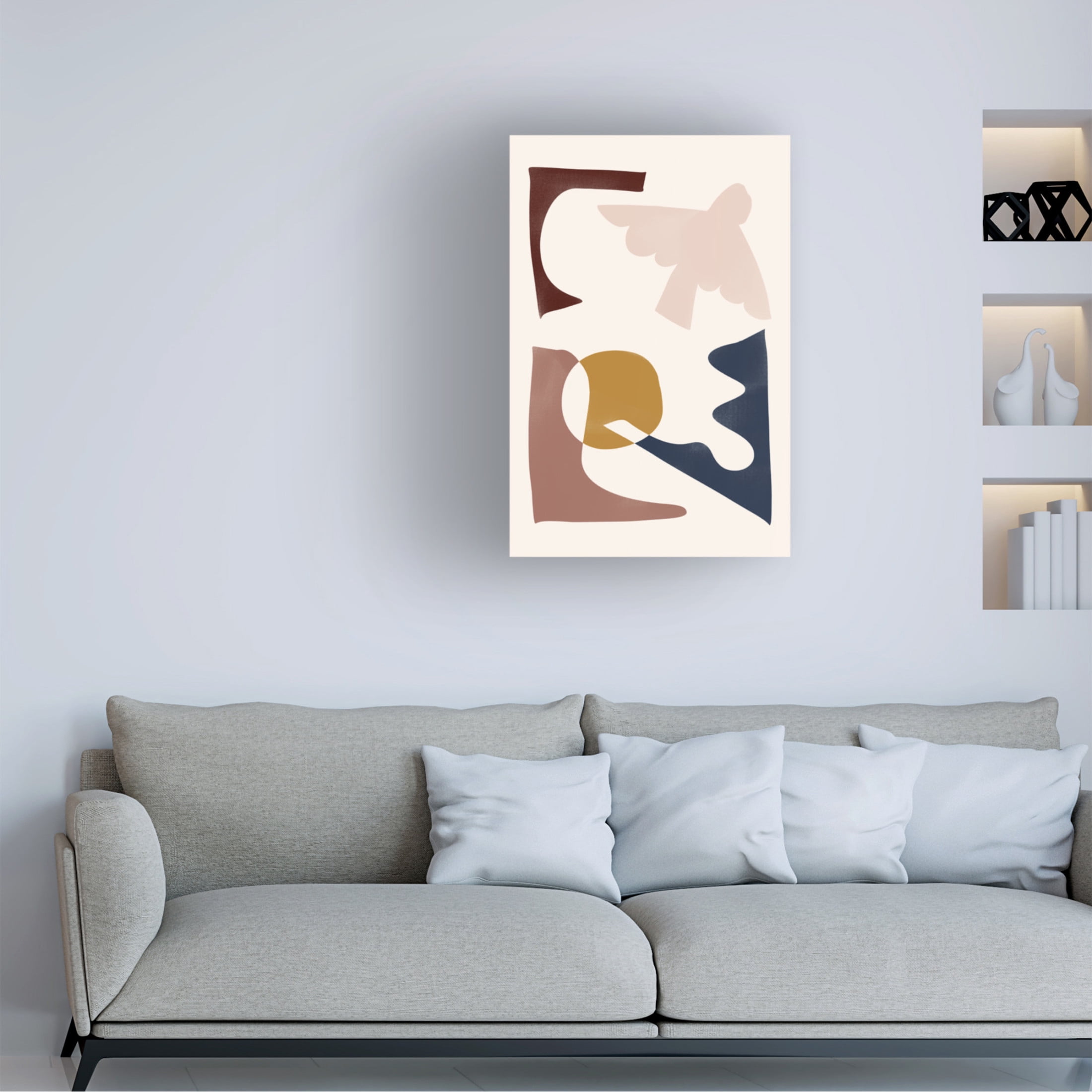 Trademark Fine Art Melloi Art Prints 1053 Canvas Wall Art