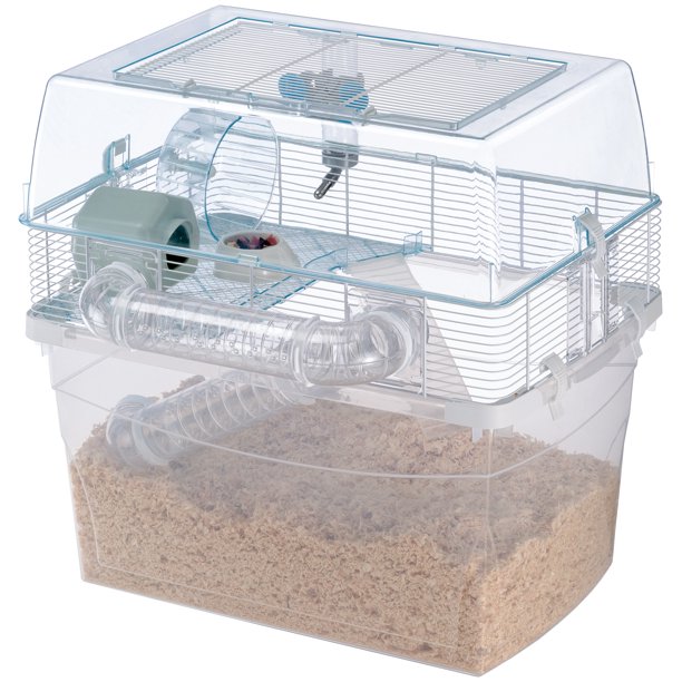 Ferplast Duna Space Hamster Cage Ideal for Gerbils & Includes All Accessories - Walmart.com