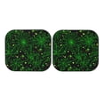 thumbnail image 7 of Disketp 2 Piece Green Bright Web With Spiders Pattern Windshield Sunshades,Folding Windshield Sun Shade For Car Suv Trucks Sedan,Blocks Uv Rays Sun Visor Protector-Small, 7 of 7