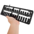 thumbnail image 2 of Shisuyan Plastic Abacus Sorobans Kids Bead Counting Abacus 15 Rods Beads Column Traditional Chinese Abacus Tools for Math Learning Education Toys, 2 of 8