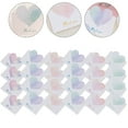 thumbnail image 1 of OULII 60Pcs Heart Shaped Greeting Cards Style Fresh Design Valentine's Day Blessing Cards for Festive Atmosphere, 1 of 7