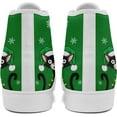 thumbnail image 4 of Coolcustomize Christmas High-Top Sneakers for Womens Girls,Holiday-Themed Canvas Shoes Comfortable Casul high Tops,Xmas Gift, 4 of 7