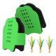 thumbnail image 3 of Raquetas de mano de bádminton Raquetas de bádminton Juguete interactivo Volante portátil Verde, 3 of 8