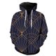 thumbnail image 1 of Sudadera con capucha y cremallera con estampado abstracto para hombre, de gran tamaño, con estampado 3D, estilo informal, estilo Harajuku, hip hop, 2024, 1 of 6