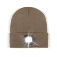 thumbnail image 2 of SUNSIOM Rechargeable LED Bonnet - Hommes Femmes Bonnet Tricoté Chaud Hiver Bonnet pour Intérieur Extérieur, 2 of 8