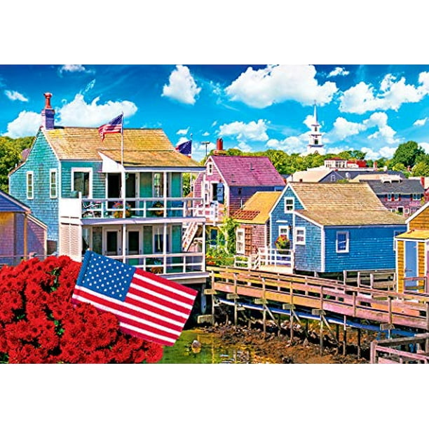 Kodak Premium Puzzles Nantucket Massachusetts Cape Cod Island 1500 Piece Jigsaw Puzzle Walmart Com